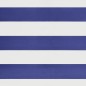 vidaXL Markise Einziehbar Blau und Weiß 4x3 m Stoff und Aluminium vidaXL Markise Einziehbar Blau und Weiß 4x3 m Stoff und Aluminium