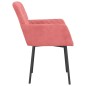 Esszimmerstühle 2 Stk. Rosa Samt Esszimmerstühle 2 Stk. Rosa Samt