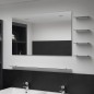 vidaXL Wandspiegel mit 5 Ablagen Silbern 100×60 cm vidaXL Wandspiegel mit 5 Ablagen Silbern 100×60 cm