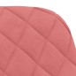 Esszimmerstühle 2 Stk. Rosa Samt Esszimmerstühle 2 Stk. Rosa Samt