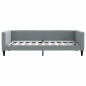 vidaXL Tagesbett mit Matratze Hellgrau 90x190 cm Stoff vidaXL Tagesbett mit Matratze Hellgrau 90x190 cm Stoff