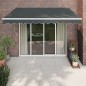 vidaXL Markise Einziehbar Anthrazit 3,5x2,5 m Stoff und Aluminium vidaXL Markise Einziehbar Anthrazit 3,5x2,5 m Stoff und Aluminium