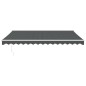 vidaXL Markise Einziehbar Anthrazit 4x3 m Stoff und Aluminium vidaXL Markise Einziehbar Anthrazit 4x3 m Stoff und Aluminium