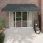 vidaXL Markise Einziehbar Anthrazit 3x2,5 m Stoff und Aluminium vidaXL Markise Einziehbar Anthrazit 3x2,5 m Stoff und Aluminium