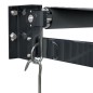 vidaXL Markise Einziehbar Anthrazit 3x2,5 m Stoff und Aluminium vidaXL Markise Einziehbar Anthrazit 3x2,5 m Stoff und Aluminium