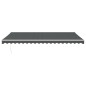 vidaXL Markise Einziehbar Anthrazit 5x3 m Stoff und Aluminium vidaXL Markise Einziehbar Anthrazit 5x3 m Stoff und Aluminium