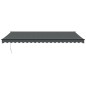 vidaXL Markise Einziehbar Anthrazit 5x3 m Stoff und Aluminium vidaXL Markise Einziehbar Anthrazit 5x3 m Stoff und Aluminium