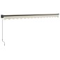 vidaXL Markise Einziehbar Creme 4x3 m Stoff und Aluminium vidaXL Markise Einziehbar Creme 4x3 m Stoff und Aluminium