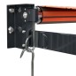 vidaXL Markise Einziehbar Orange und Braun 3,5x2,5 m Stoff & Aluminium vidaXL Markise Einziehbar Orange und Braun 3,5x2,5 m Stoff & Aluminium
