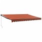 vidaXL Markise Einziehbar Orange und Braun 4,5x3 m Stoff und Aluminium vidaXL Markise Einziehbar Orange und Braun 4,5x3 m Stoff und Aluminium
