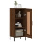 vidaXL Sideboard Braun Eichen-Optik 34,5x34x90 cm Holzwerkstoff vidaXL Sideboard Braun Eichen-Optik 34,5x34x90 cm Holzwerkstoff