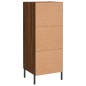 vidaXL Sideboard Braun Eichen-Optik 34,5x34x90 cm Holzwerkstoff vidaXL Sideboard Braun Eichen-Optik 34,5x34x90 cm Holzwerkstoff