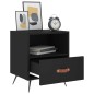 vidaXL Nachttische 2 Stk. Schwarz 40x35x47,5 cm Holzwerkstoff vidaXL Nachttische 2 Stk. Schwarz 40x35x47,5 cm Holzwerkstoff