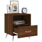 vidaXL Nachttische 2Stk. Braun Eichen-Optik 40x35x47,5cm Holzwerkstoff vidaXL Nachttische 2Stk. Braun Eichen-Optik 40x35x47,5cm Holzwerkstoff