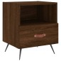 vidaXL Nachttische 2Stk. Braun Eichen-Optik 40x35x47,5cm Holzwerkstoff vidaXL Nachttische 2Stk. Braun Eichen-Optik 40x35x47,5cm Holzwerkstoff