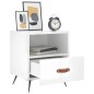 vidaXL Nachttische 2 Stk. Hochglanz-Weiß 40x35x47,5 cm Holzwerkstoff vidaXL Nachttische 2 Stk. Hochglanz-Weiß 40x35x47,5 cm Holzwerkstoff