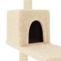 vidaXL Kratzbaum mit Sisal-Kratzsäulen Creme 95 cm vidaXL Kratzbaum mit Sisal-Kratzsäulen Creme 95 cm