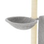 vidaXL Kratzbaum mit Sisal-Kratzsäulen Hellgrau 96,5 cm vidaXL Kratzbaum mit Sisal-Kratzsäulen Hellgrau 96,5 cm