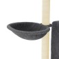 vidaXL Kratzbaum mit Sisal-Kratzsäulen Dunkelgrau 96,5 cm vidaXL Kratzbaum mit Sisal-Kratzsäulen Dunkelgrau 96,5 cm