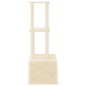 vidaXL Kratzbaum mit Sisal-Kratzsäulen Creme 133,5 cm vidaXL Kratzbaum mit Sisal-Kratzsäulen Creme 133,5 cm
