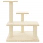vidaXL Kratzbaum mit Sisal-Kratzsäulen Creme 61 cm vidaXL Kratzbaum mit Sisal-Kratzsäulen Creme 61 cm