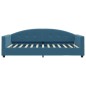 vidaXL Tagesbett mit Matratze Blau 90x200 cm Samt vidaXL Tagesbett mit Matratze Blau 90x200 cm Samt