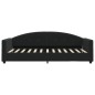 vidaXL Tagesbett mit Matratze Schwarz 90x200 cm Samt vidaXL Tagesbett mit Matratze Schwarz 90x200 cm Samt