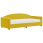 vidaXL Tagesbett mit Matratze Gelb 90x200 cm Samt vidaXL Tagesbett mit Matratze Gelb 90x200 cm Samt