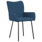 vidaXL Esszimmerstühle 2 Stk. Blau Stoff vidaXL Esszimmerstühle 2 Stk. Blau Stoff