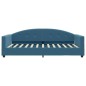 vidaXL Tagesbett mit Matratze Blau 100x200 cm Samt vidaXL Tagesbett mit Matratze Blau 100x200 cm Samt