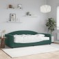 vidaXL Tagesbett mit Matratze Dunkelgrün 100x200 cm Samt vidaXL Tagesbett mit Matratze Dunkelgrün 100x200 cm Samt