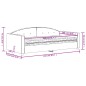vidaXL Tagesbett mit Matratze Rosa 100x200 cm Samt vidaXL Tagesbett mit Matratze Rosa 100x200 cm Samt