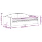 vidaXL Tagesbett mit Matratze Gelb 100x200 cm Samt vidaXL Tagesbett mit Matratze Gelb 100x200 cm Samt