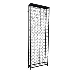 vidaXL Flaschenregal für 108 Flaschen Metall   