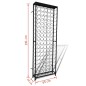vidaXL Flaschenregal für 108 Flaschen Metall vidaXL Flaschenregal für 108 Flaschen Metall
