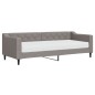 vidaXL Tagesbett mit Matratze Taupe 80x200 cm Stoff vidaXL Tagesbett mit Matratze Taupe 80x200 cm Stoff