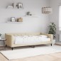 vidaXL Tagesbett mit Matratze Creme 90x200 cm Stoff vidaXL Tagesbett mit Matratze Creme 90x200 cm Stoff