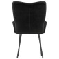 Esszimmerstühle 2 Stk. Schwarz Samt Esszimmerstühle 2 Stk. Schwarz Samt