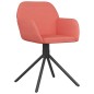 Esszimmerstühle 2 Stk. Drehbar Rosa Samt Esszimmerstühle 2 Stk. Drehbar Rosa Samt