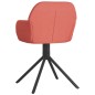 Esszimmerstühle 2 Stk. Drehbar Rosa Samt Esszimmerstühle 2 Stk. Drehbar Rosa Samt