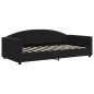 vidaXL Tagesbett Ausziehbar mit Matratzen Schwarz 90x190 cm Samt vidaXL Tagesbett Ausziehbar mit Matratzen Schwarz 90x190 cm Samt