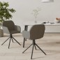 vidaXL Esszimmerstühle 2 Stk. Drehbar Dunkelgrau Samt vidaXL Esszimmerstühle 2 Stk. Drehbar Dunkelgrau Samt