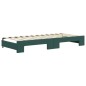 vidaXL Tagesbett Ausziehbar mit Schubladen Dunkelgrün 90x200 cm Samt vidaXL Tagesbett Ausziehbar mit Schubladen Dunkelgrün 90x200 cm Samt