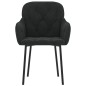 vidaXL Esszimmerstühle 2 Stk. Schwarz Samt vidaXL Esszimmerstühle 2 Stk. Schwarz Samt