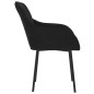 vidaXL Esszimmerstühle 2 Stk. Schwarz Samt vidaXL Esszimmerstühle 2 Stk. Schwarz Samt