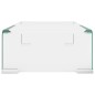 vidaXL TV-Tisch/Bildschirmerhöhung Glas Transparent 40x25x11 cm vidaXL TV-Tisch/Bildschirmerhöhung Glas Transparent 40x25x11 cm