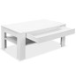 vidaXL Couchtisch Holzwerkstoff 110x65x48 cm Weiß vidaXL Couchtisch Holzwerkstoff 110x65x48 cm Weiß