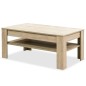 vidaXL Couchtisch Holzwerkstoff 110x65x48 cm Eiche vidaXL Couchtisch Holzwerkstoff 110x65x48 cm Eiche