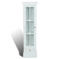 vidaXL Bücherschrank aus Holz mit 3 Regalen Weiß  