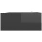 vidaXL TV-Schrank mit LED-Leuchten Hochglanz-Grau 120x35x15,5 cm vidaXL TV-Schrank mit LED-Leuchten Hochglanz-Grau 120x35x15,5 cm